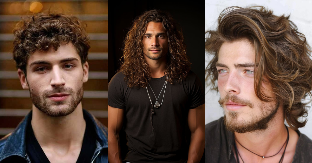 Mens Long Curly Hairstyles