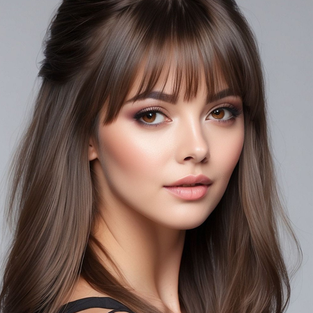 Wispy Bangs for a Gentle, Feminine Touch