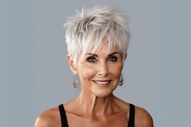 Short pixie haircuts for older women