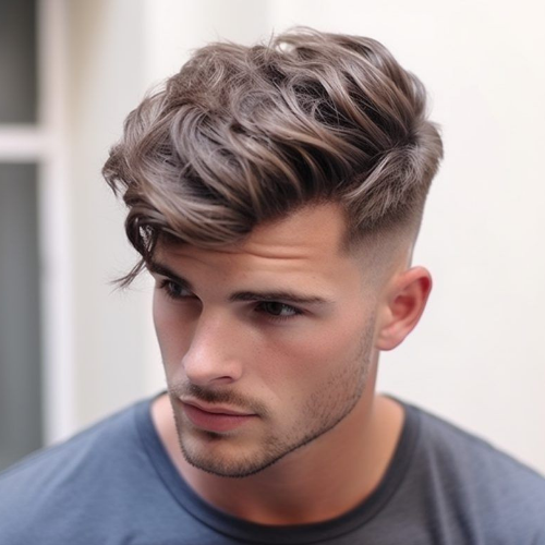 trendy fade short haircuts for men