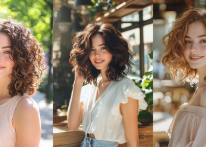 Hairstyles for curly hair types